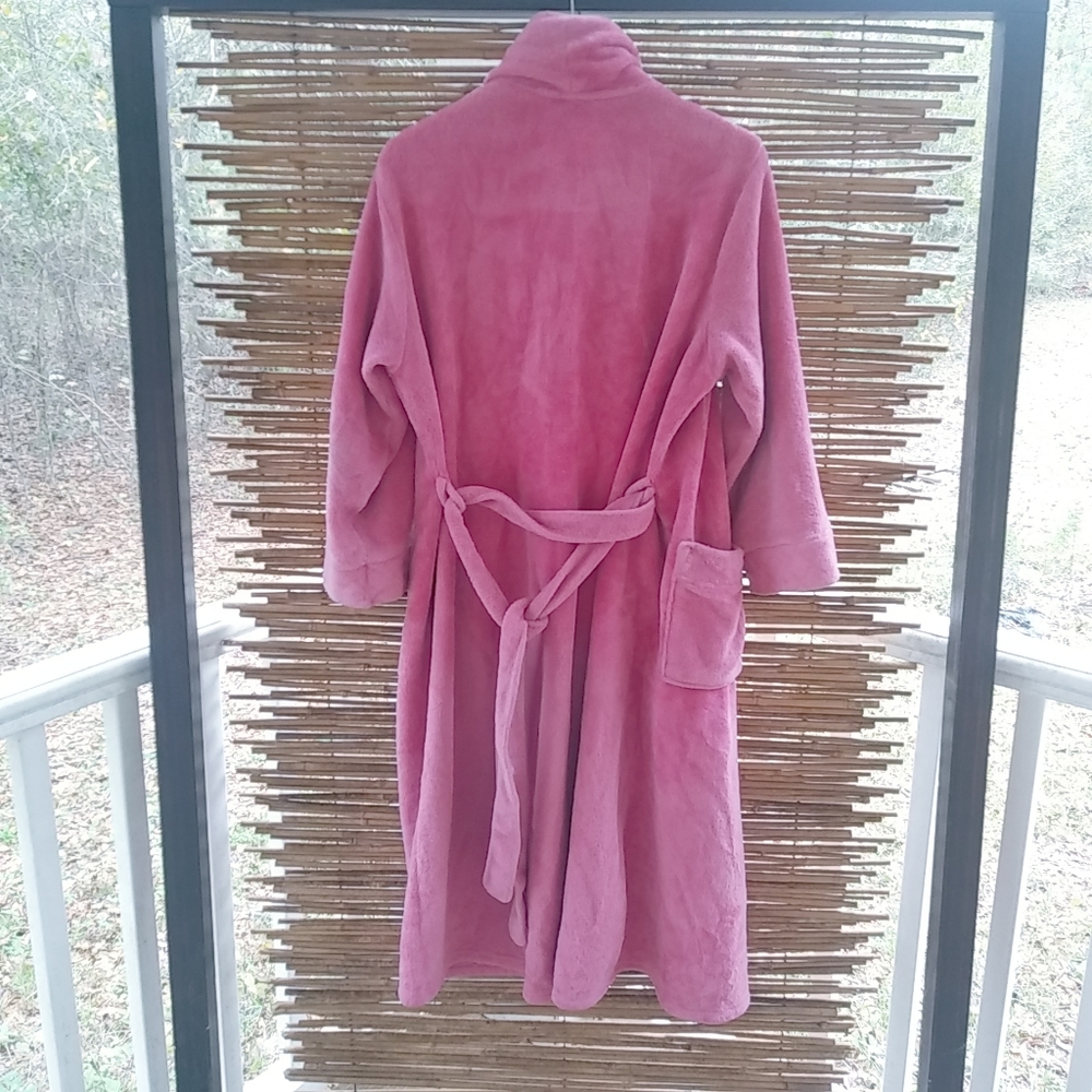 Liz Claiborne M Pink Bath Sleep Robe - Picture 2 of 6